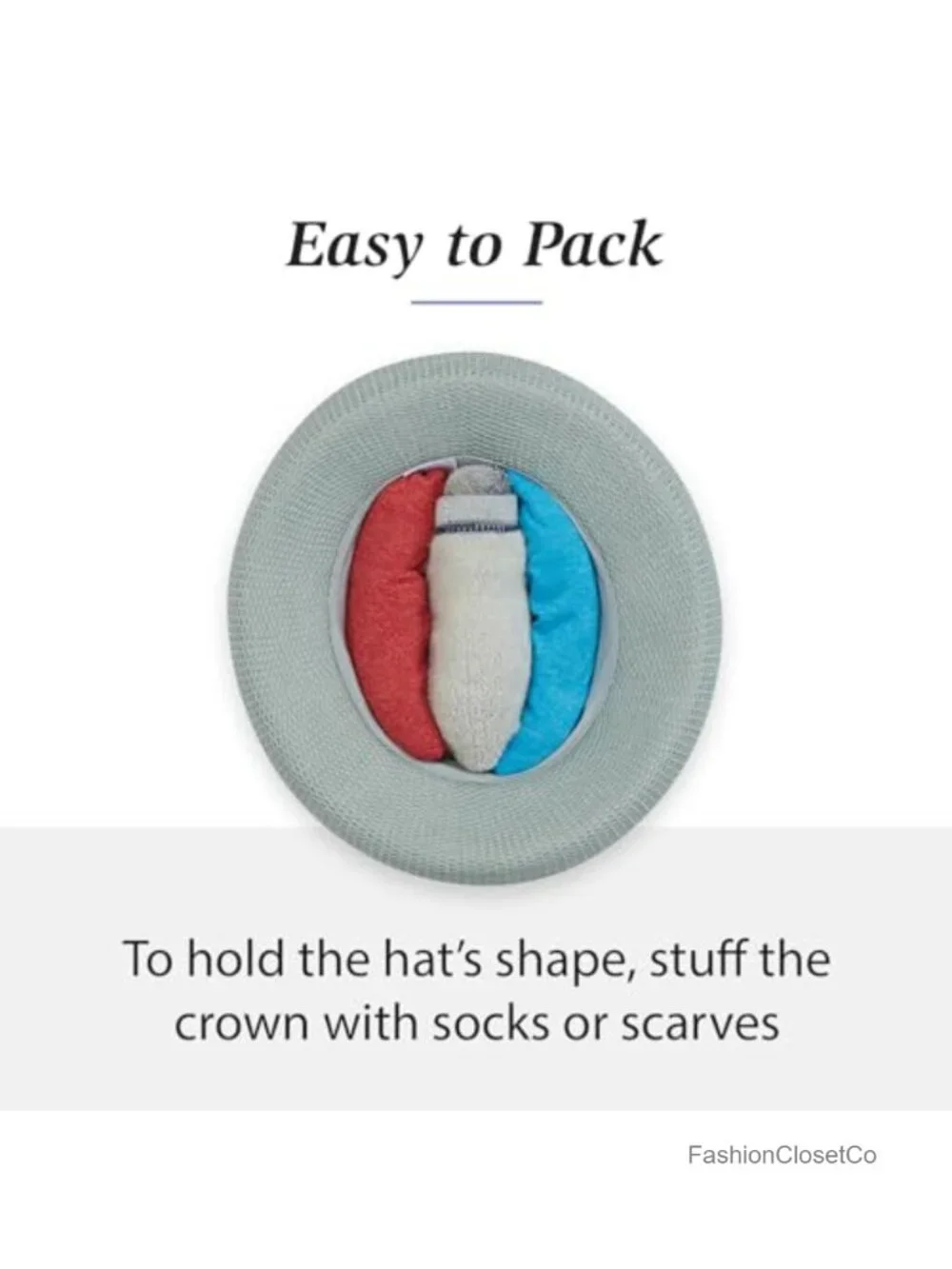 Poly-Straw Wide Brim Sun Hat with Adjustable Drawstring, Packable for Travel